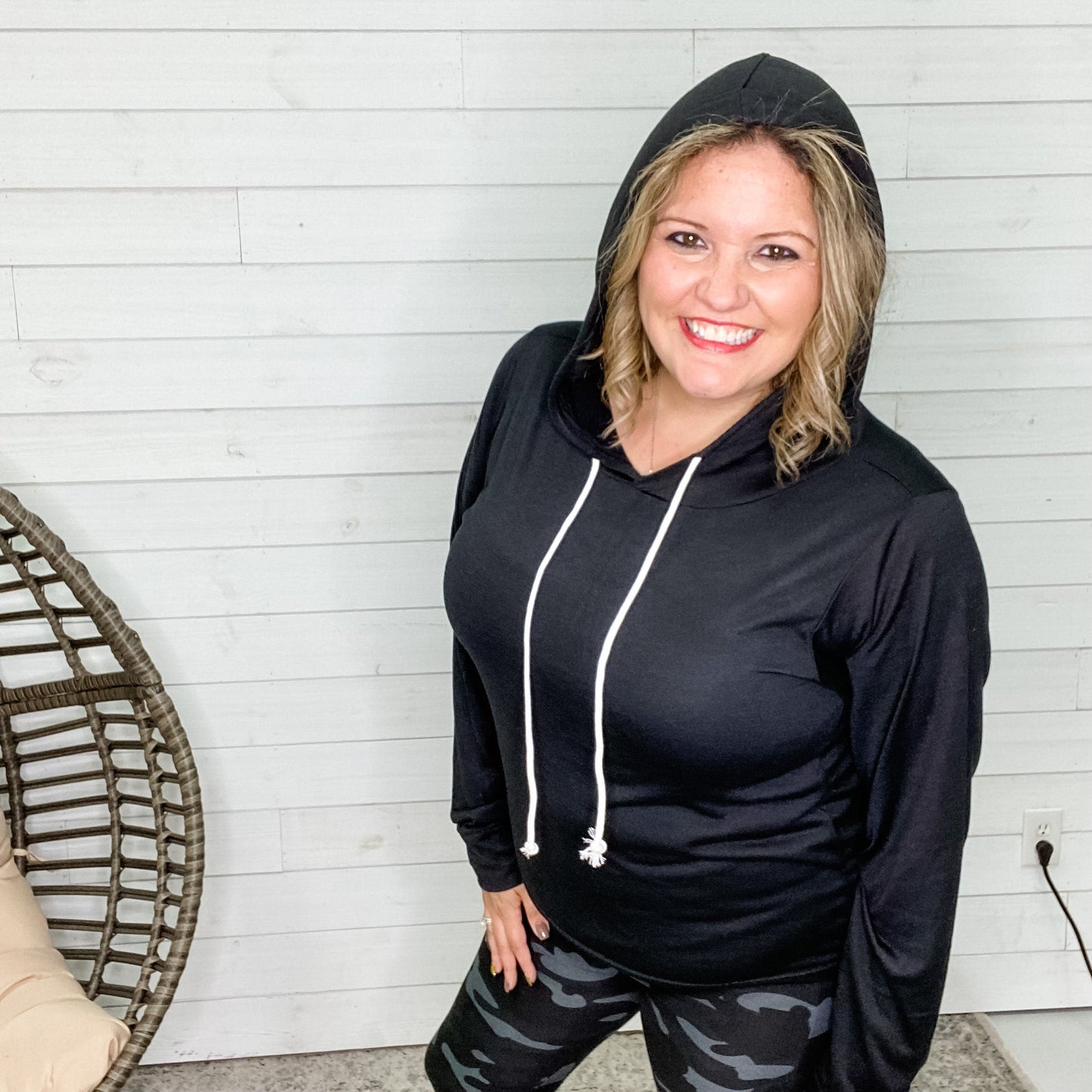 Doorbuster High-Low Relaxed Fit Lightweight Hoodie
