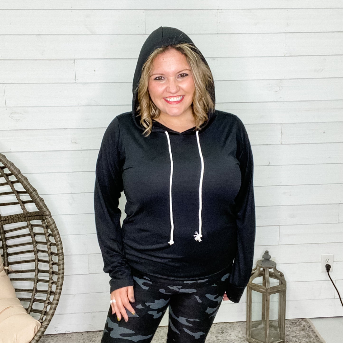 Doorbuster High-Low Relaxed Fit Lightweight Hoodie