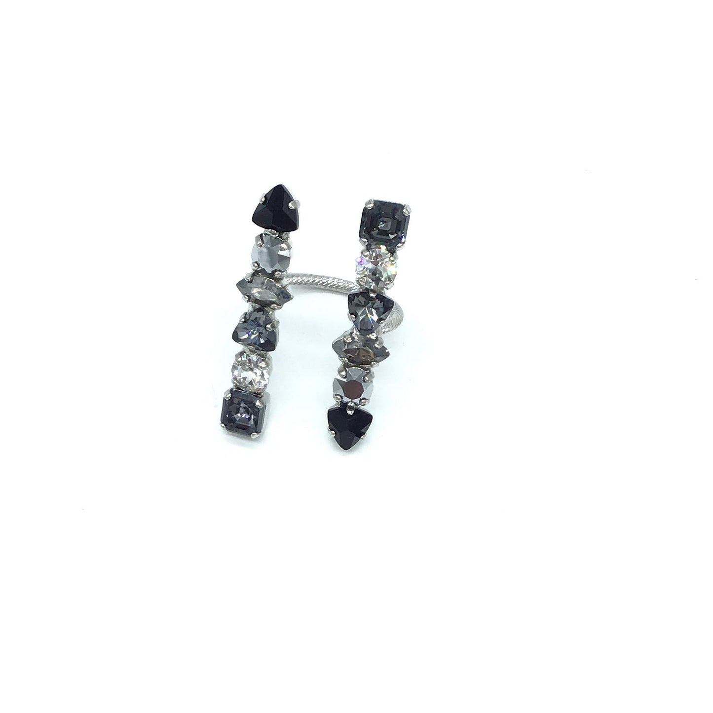 Double Bar Ring with Adjustable Band (Multiple Colors)