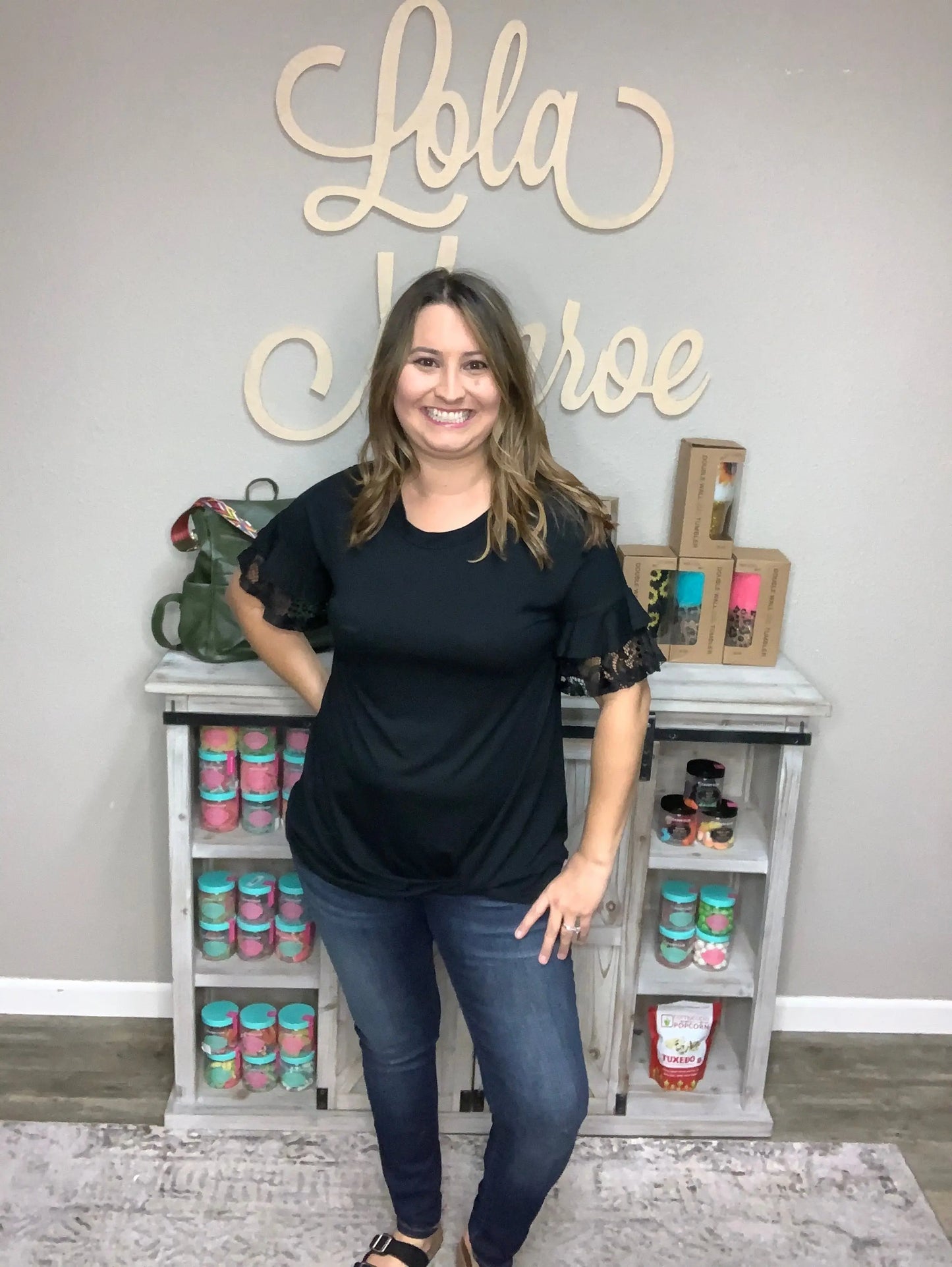 Double Ruffle Tunic Top (Multiple Colors)
