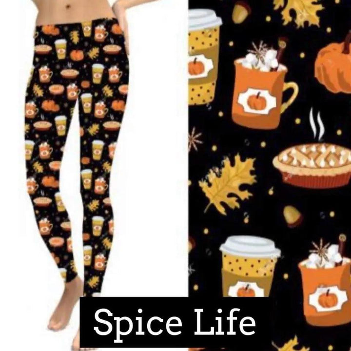 Fall & Halloween Leggings-Lola Monroe Boutique