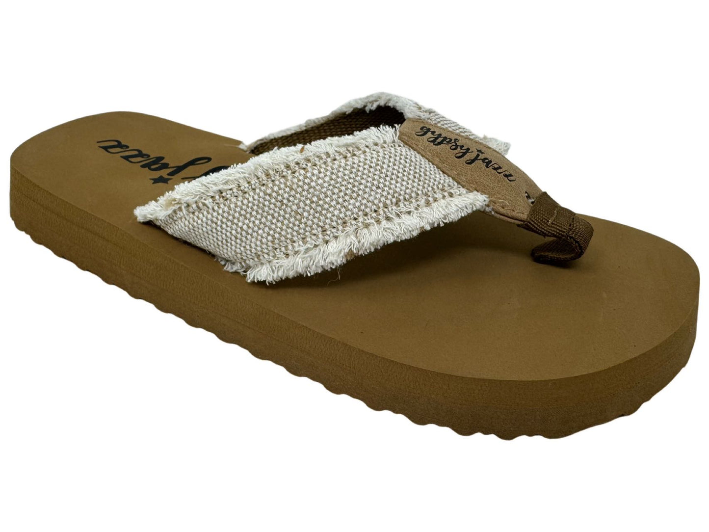 Gypsy Jazz Flip Flops (Natural)