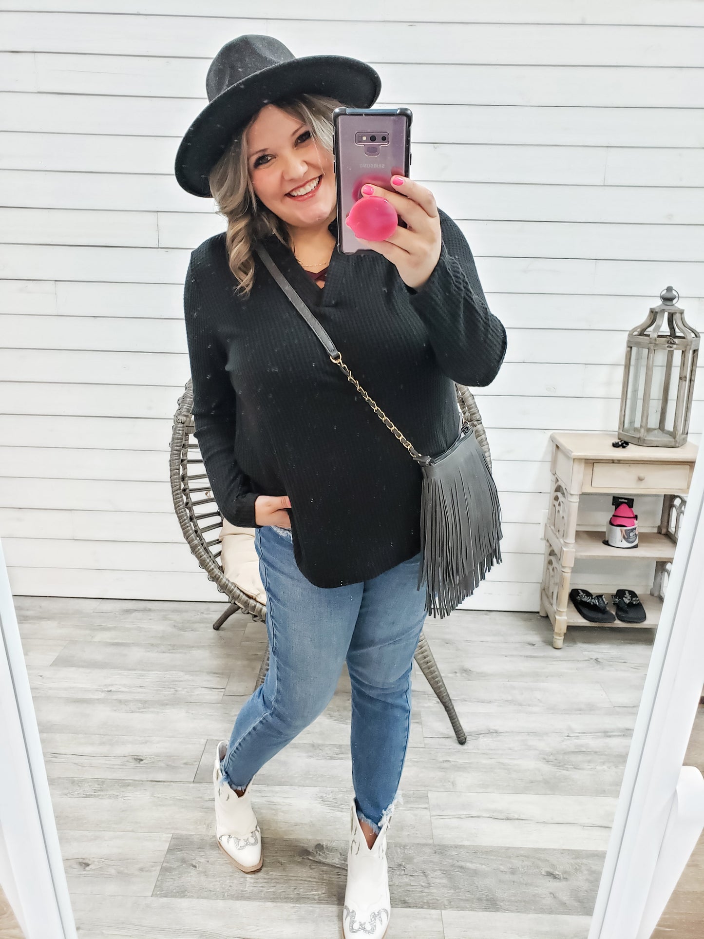 Felt Wide Brim Fashion Hat (Multiple Colors)