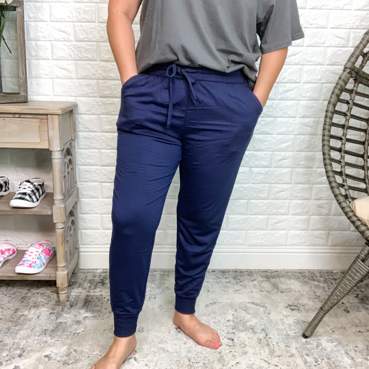 French Terry Capri Joggers (Multiple Colors)