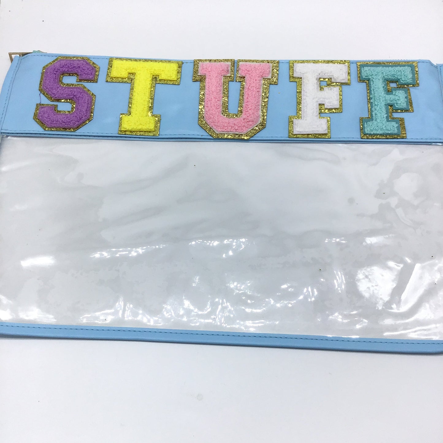 Fun Puffy Letter Plastic Pouches (Multiple Options)