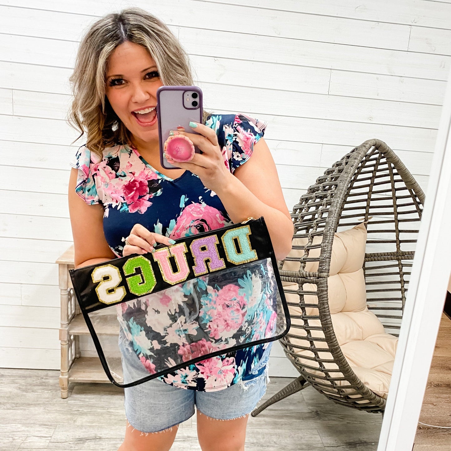 Fun Puffy Letter Plastic Pouches (Multiple Options)