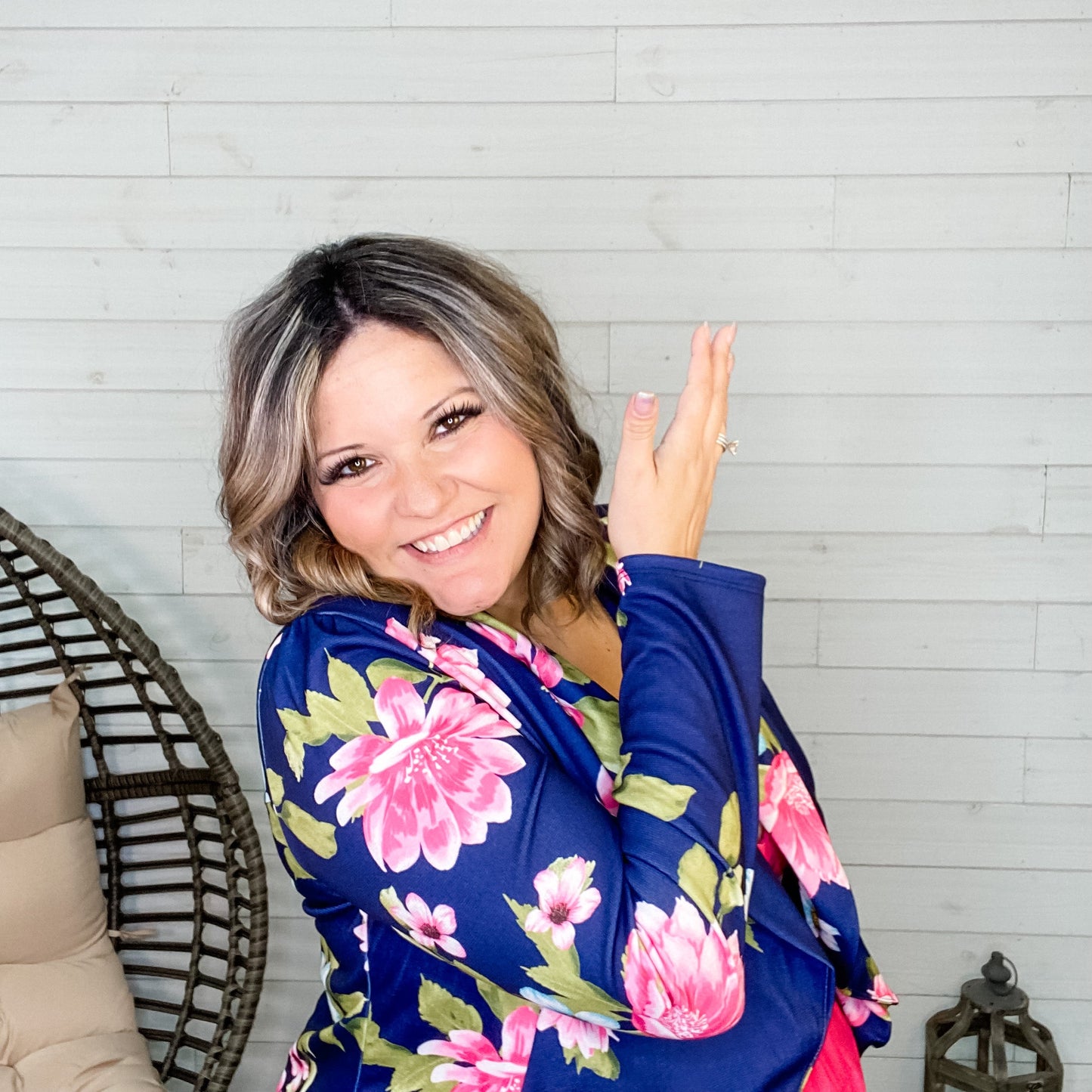 "Get to The Point" Floral Blazer