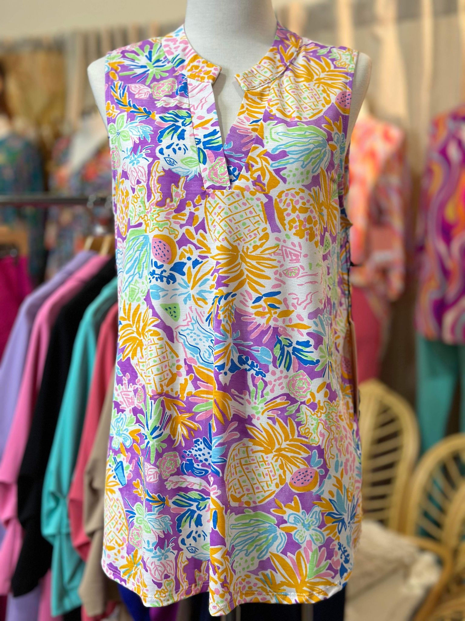 "Getaway" Sleeveless Lizzy-Lola Monroe Boutique