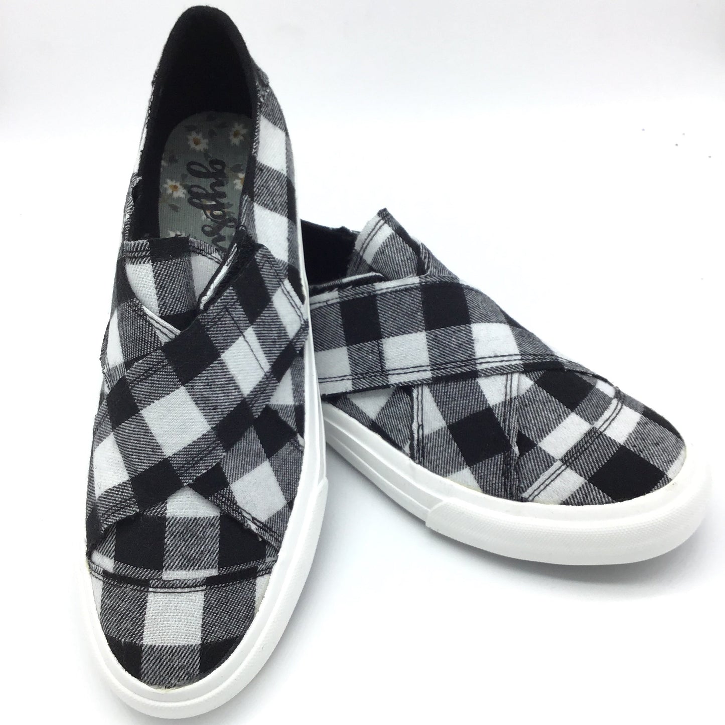 Gypsy Jazz Plaid Along Slip on Sneaker