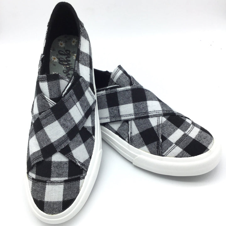 Gypsy Jazz Plaid Along Slip on Sneaker
