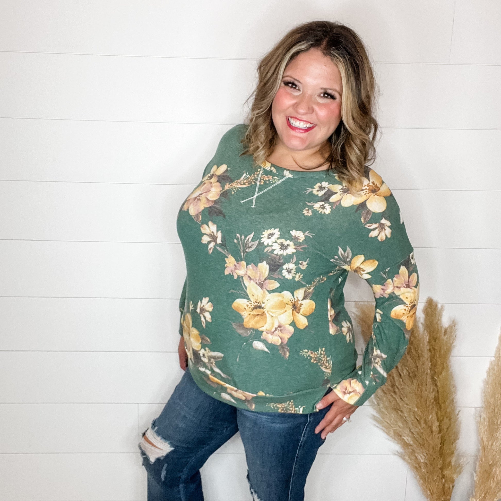 "Harvest" Floral Long Sleeve Weekender