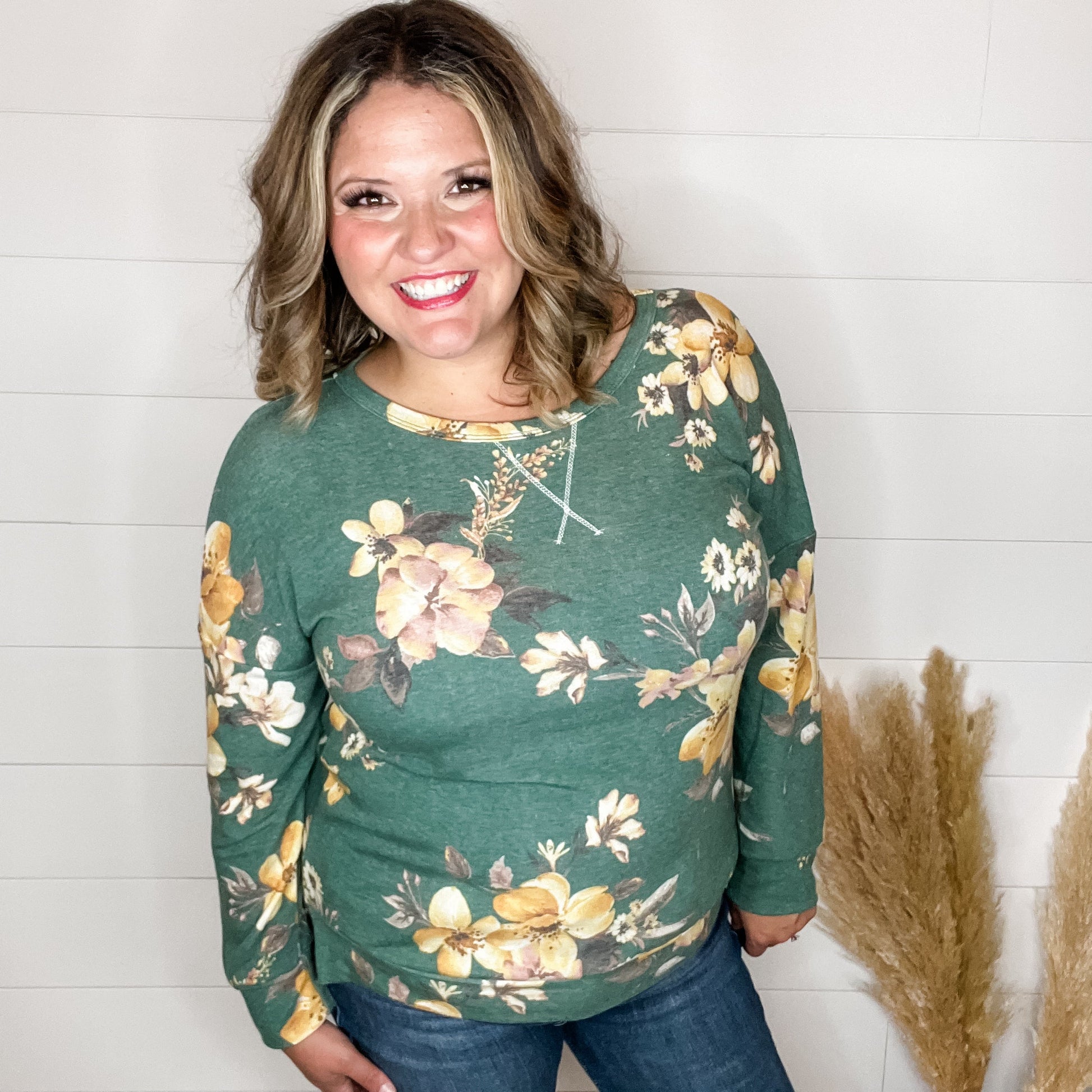 "Harvest" Floral Long Sleeve Weekender