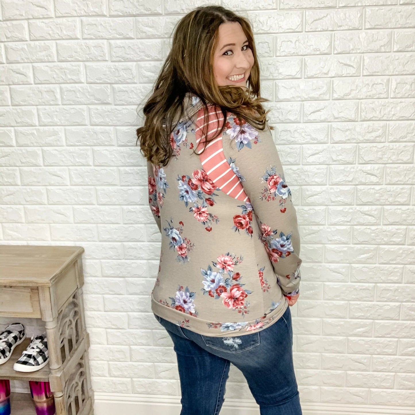 "It Is But It Isn't" Cowl Neck Pull Over