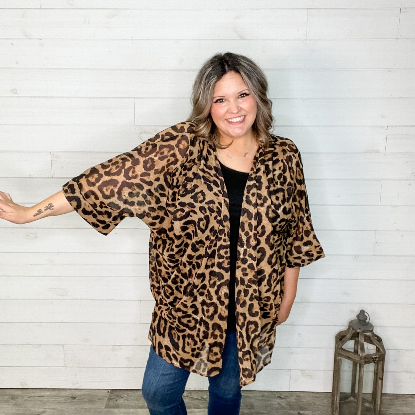 "It's A Neutral" Animal Print Kimono