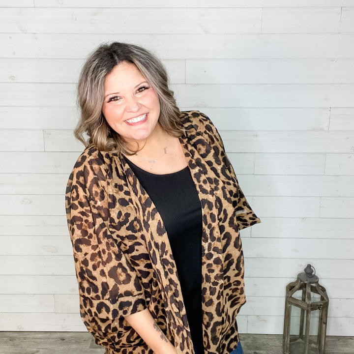"It's A Neutral" Animal Print Kimono