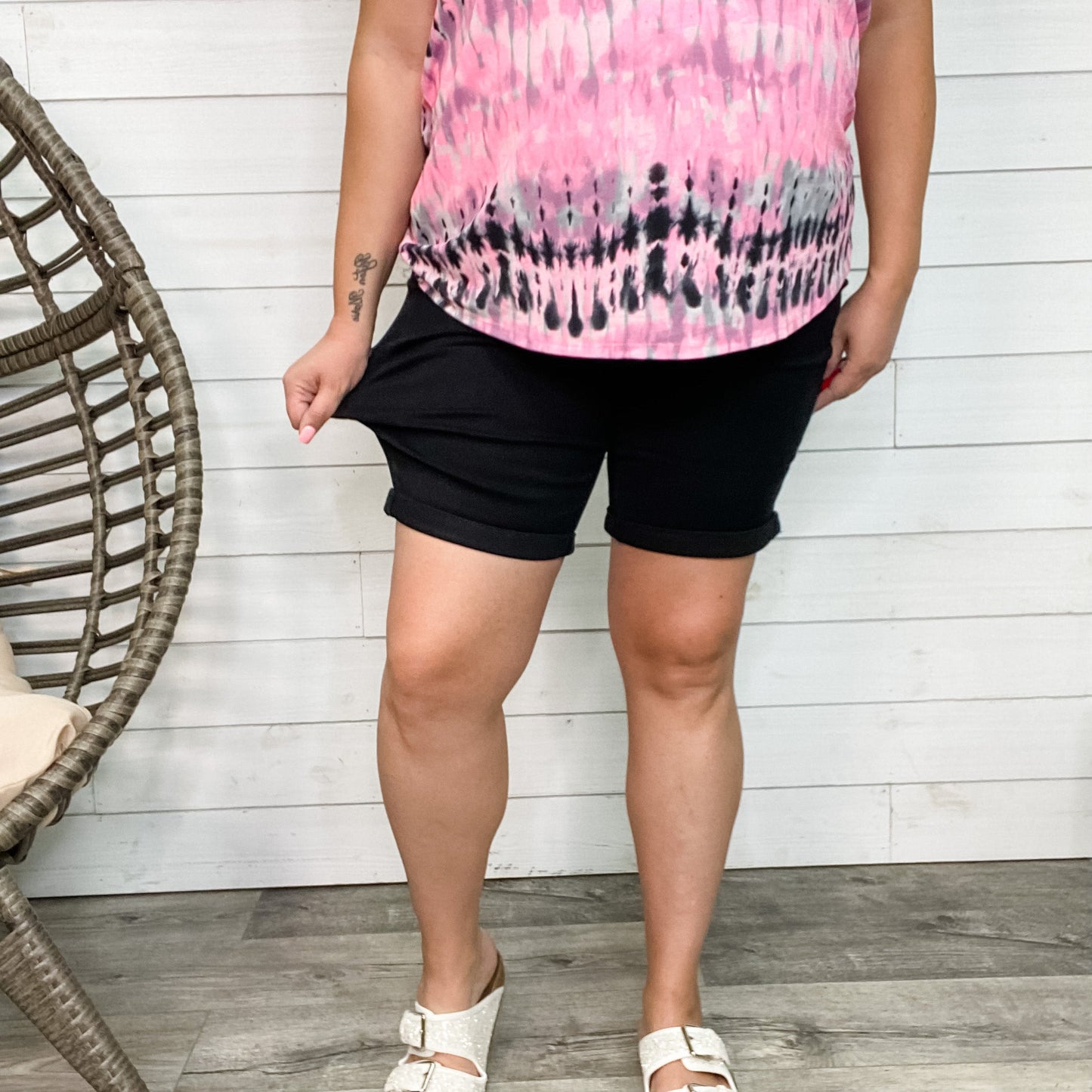 Judy Blue Black Bermuda shorts