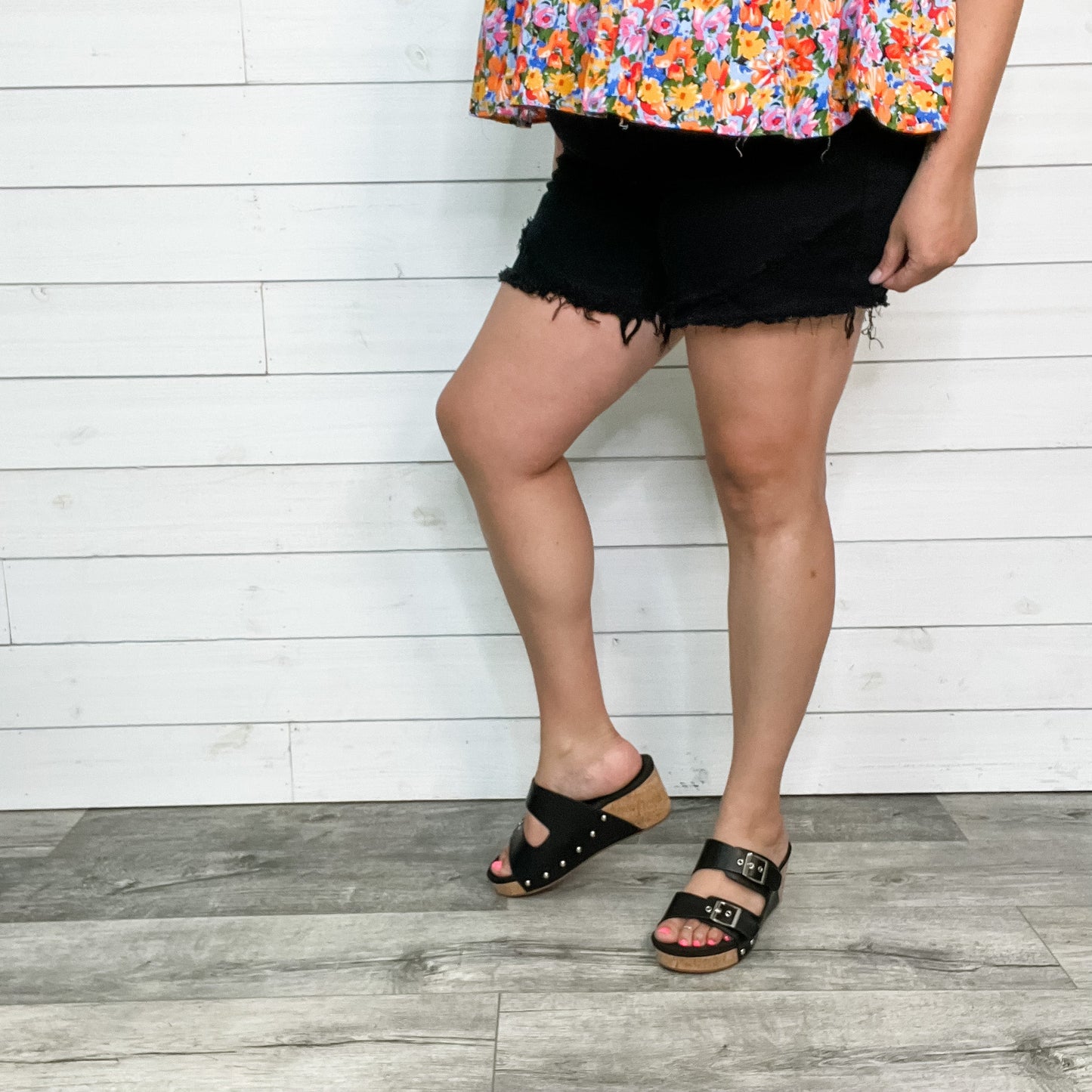 Judy Blue Black Tulip Shorts