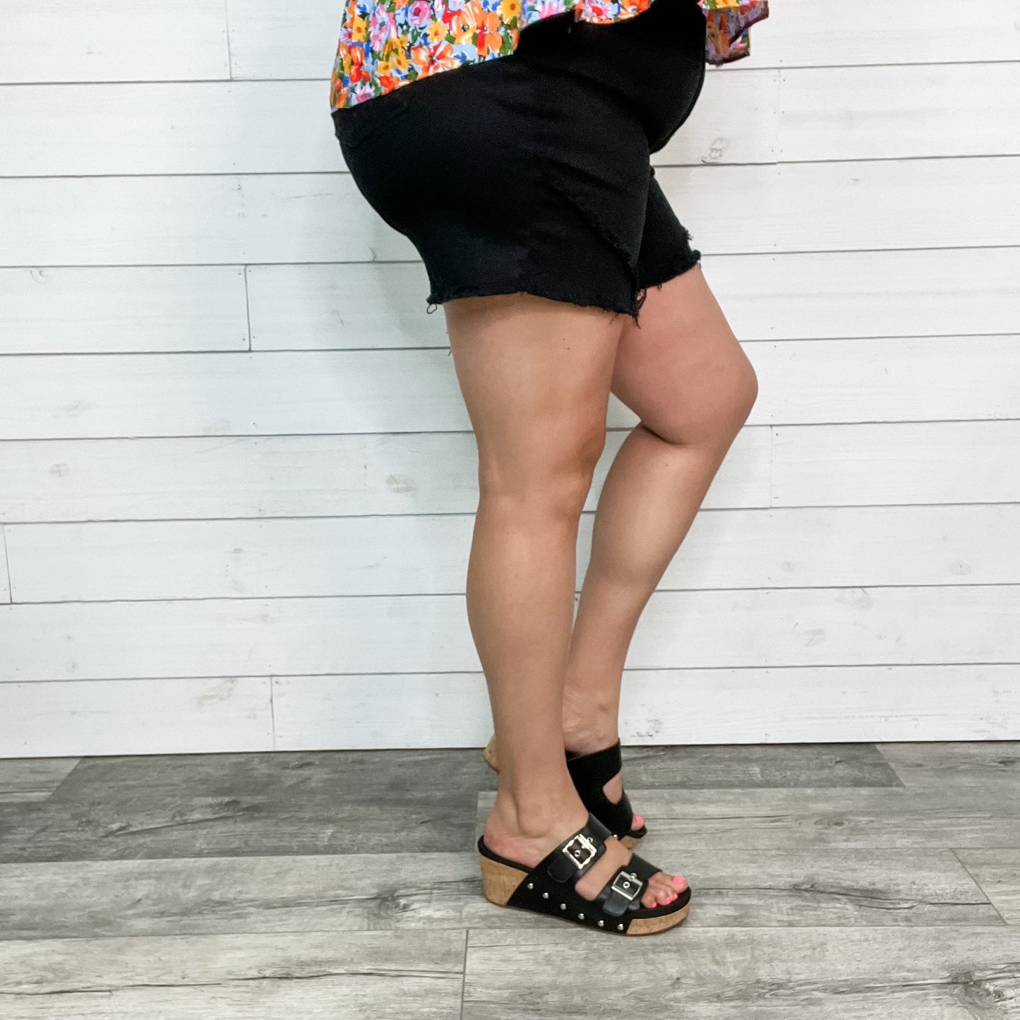 Judy Blue Black Tulip Shorts