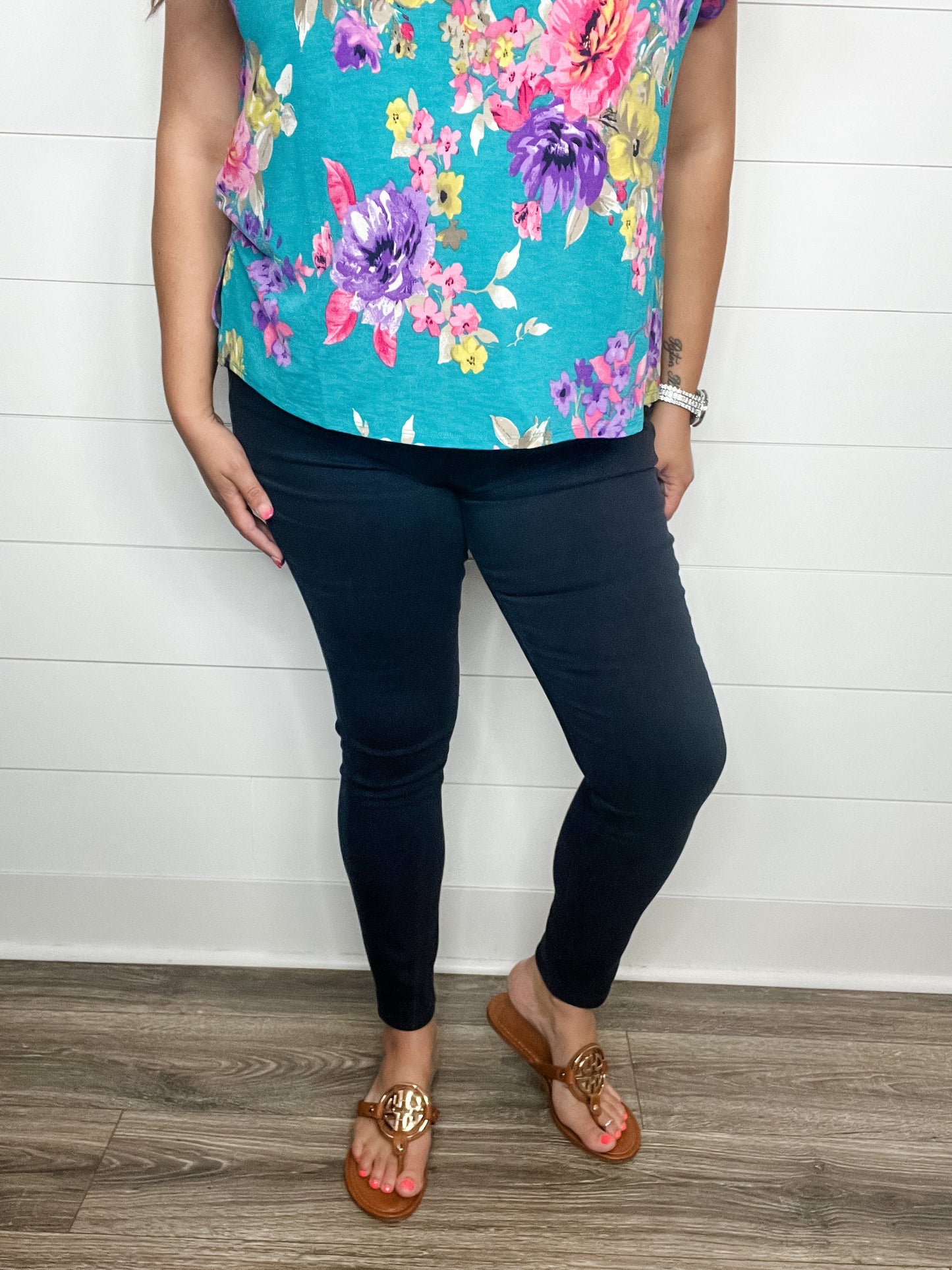Judy Blue "Blue Water" Navy Tummy Control Skinny Jeans