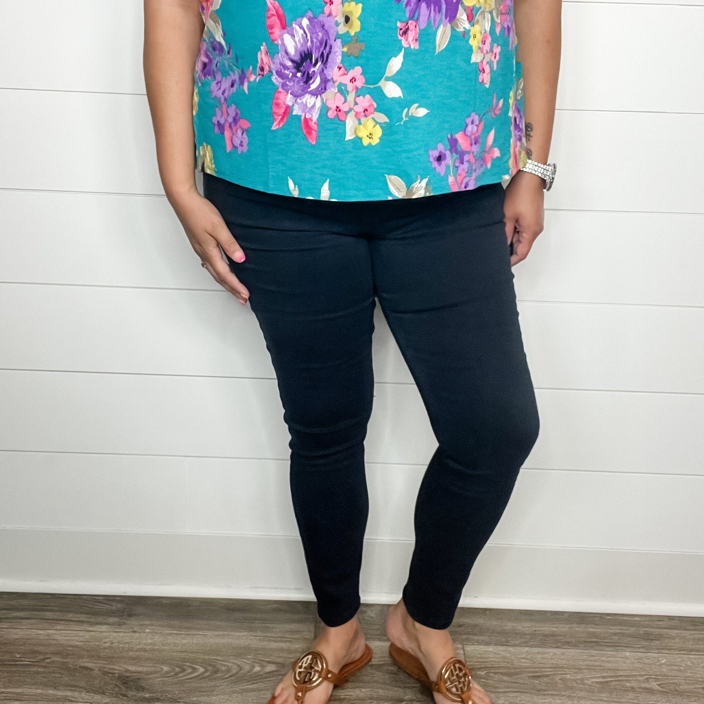 Judy Blue "Blue Water" Navy Tummy Control Skinny Jeans