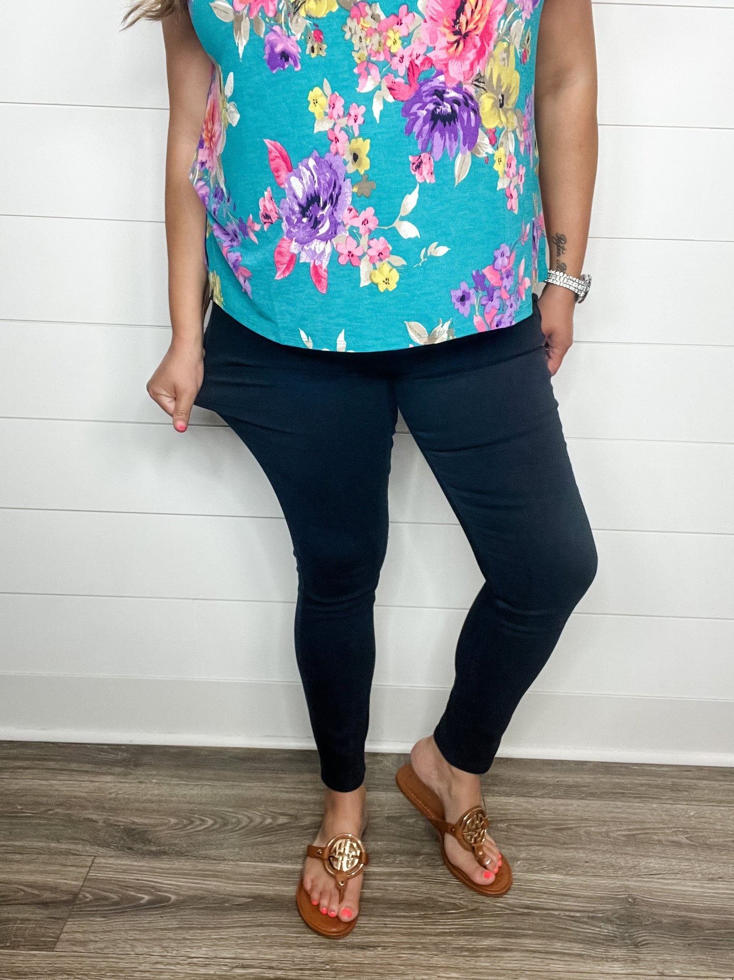 Judy Blue "Blue Water" Navy Tummy Control Skinny Jeans