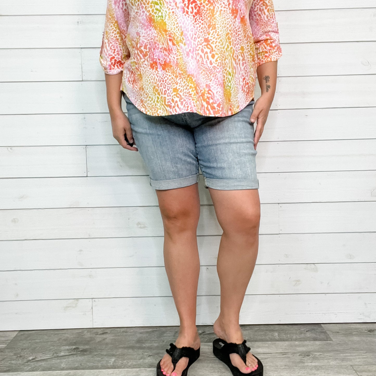 Judy Blue Classy and Sassy Bermuda Shorts