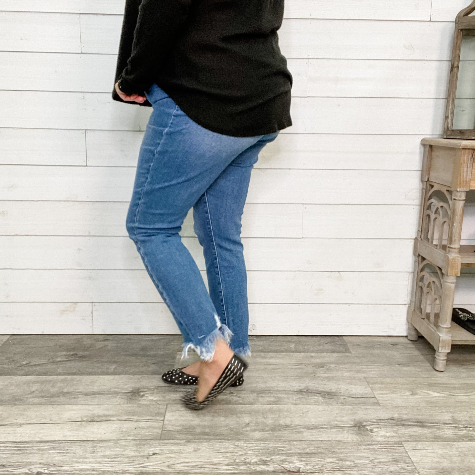 Judy Blue Cowboy Take Me Away Relaxed Fringe Jeans
