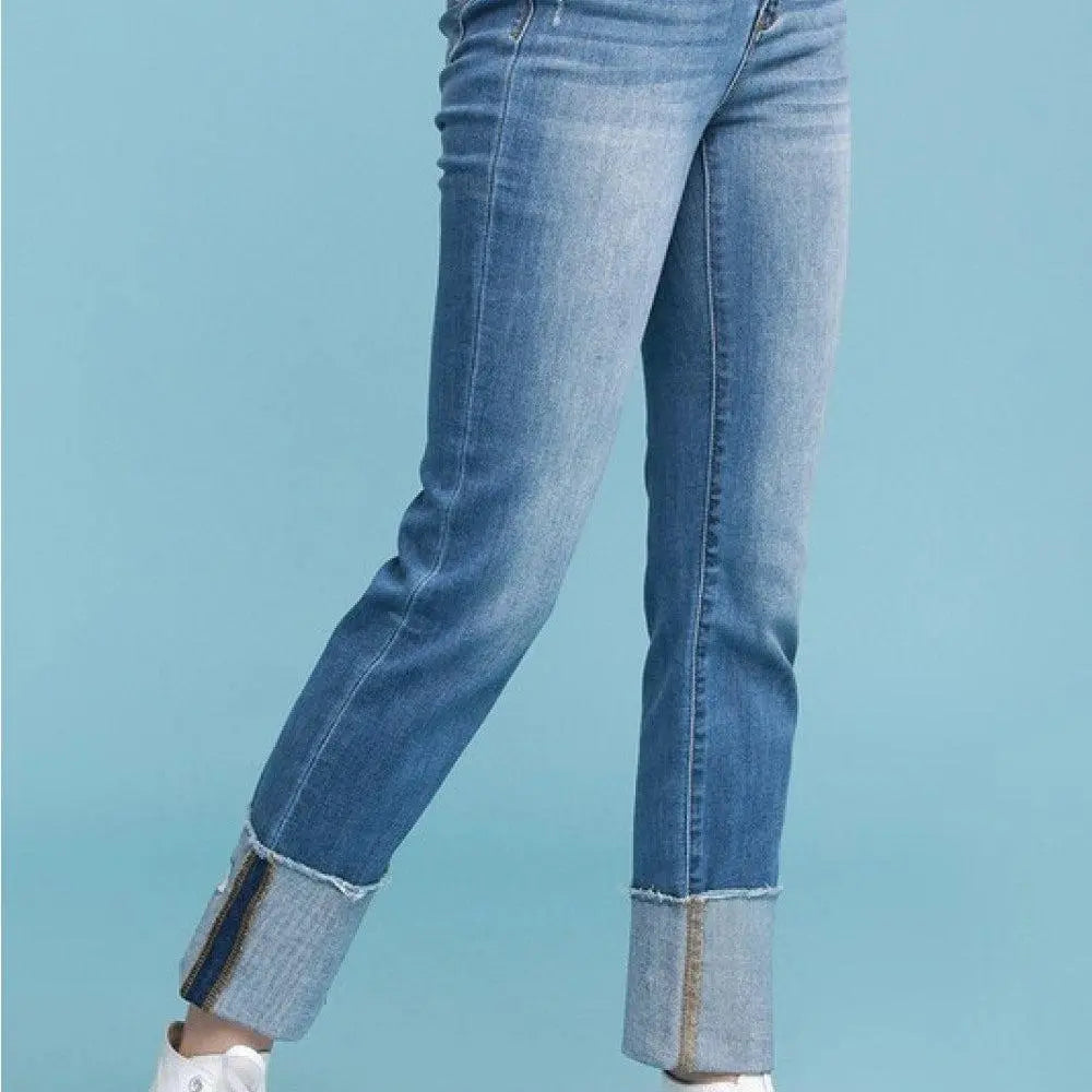 Judy Blue "Cuff Love" Distressed Denim