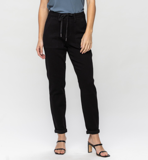 Judy Blue "Dark Side of the Moon" Black Jogger