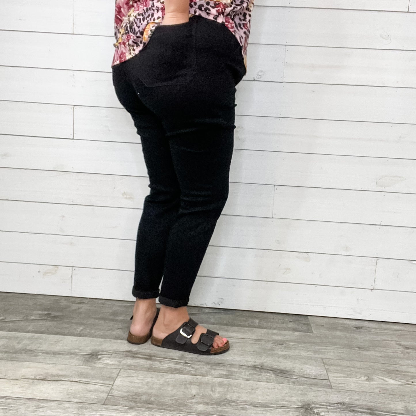 Judy Blue "Dark Side of the Moon" Black Jogger