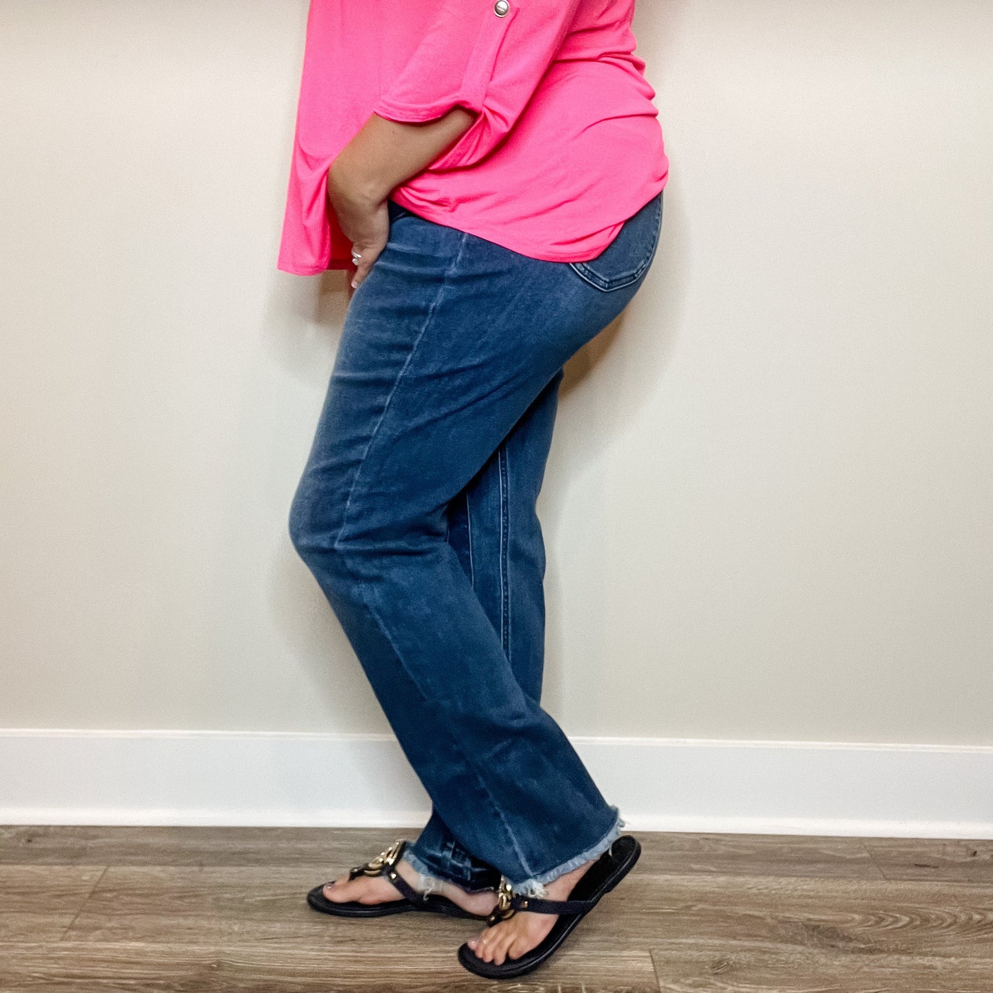 Judy Blue "Double the Fun" Straight Leg Jeans