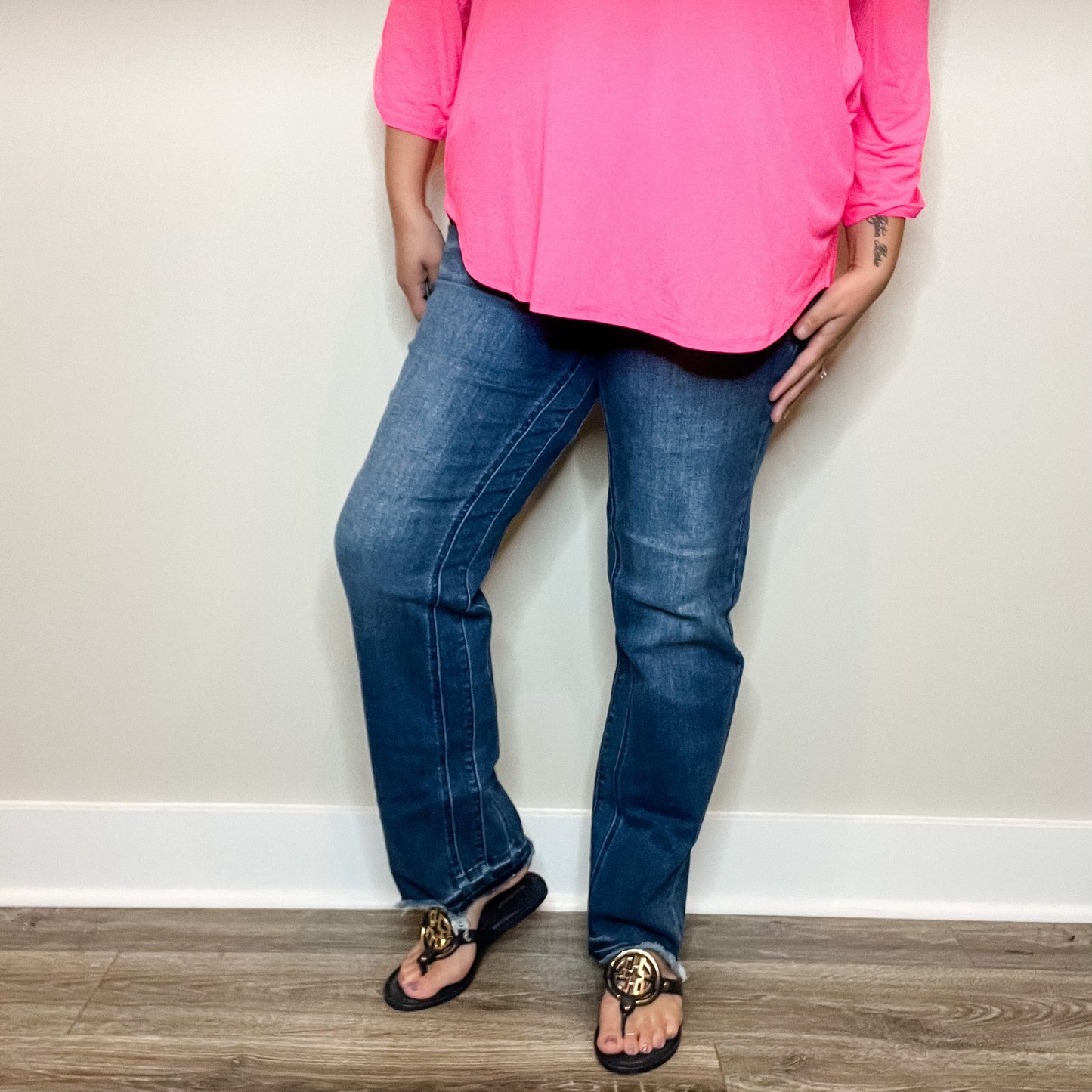 Judy Blue "Double the Fun" Straight Leg Jeans