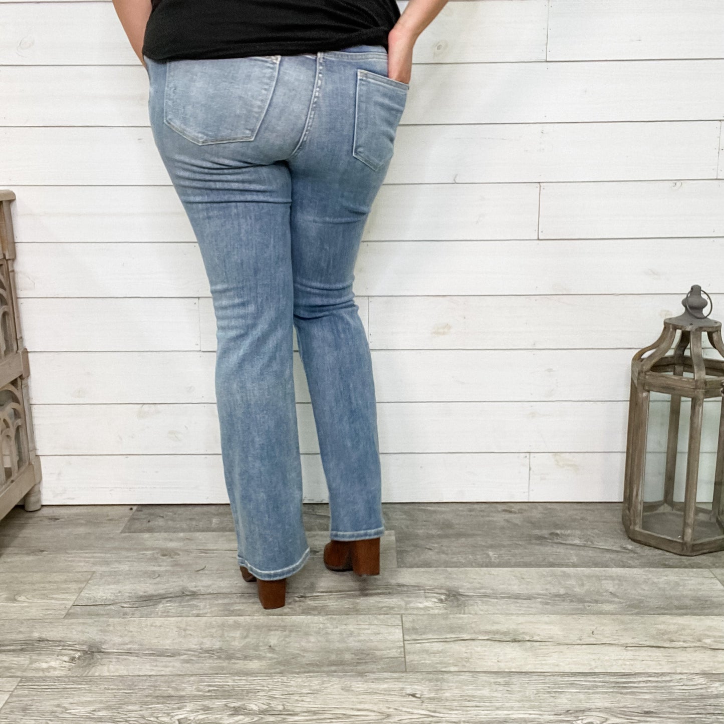 Judy Blue "Drink A Beer" Bootcut Jeans