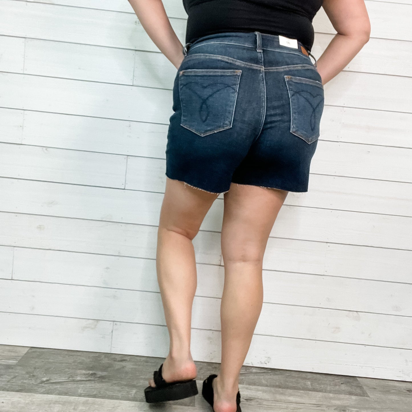 Judy Blue "Essentially Yours" Buttonfly Shorts