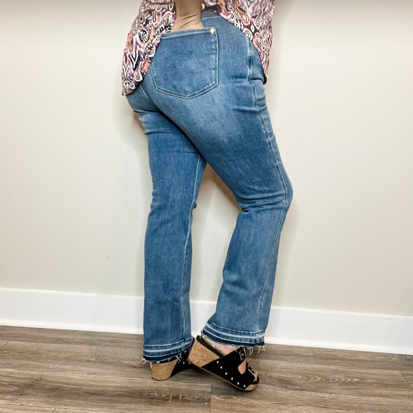 Judy Blue "Fly like An Eagle" Tummy Control Bootcut Jeans