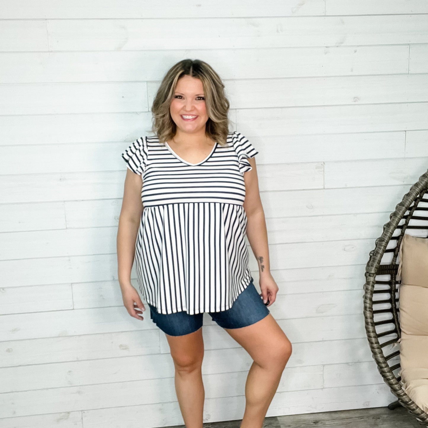 Judy Blue "Fully Covered" Mid Thigh Shorts