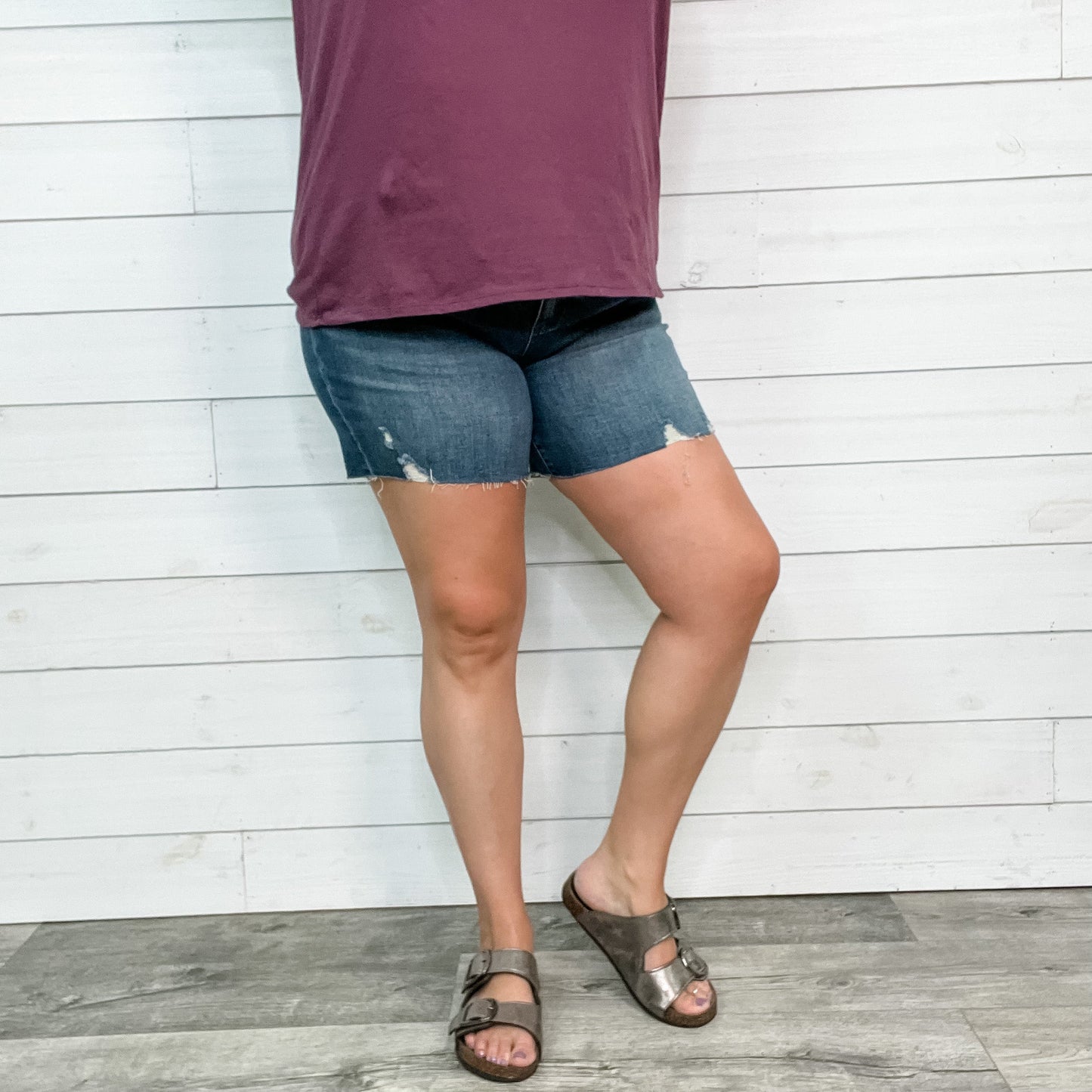 Judy Blue "Got You Covered" Mid Thigh Shorts
