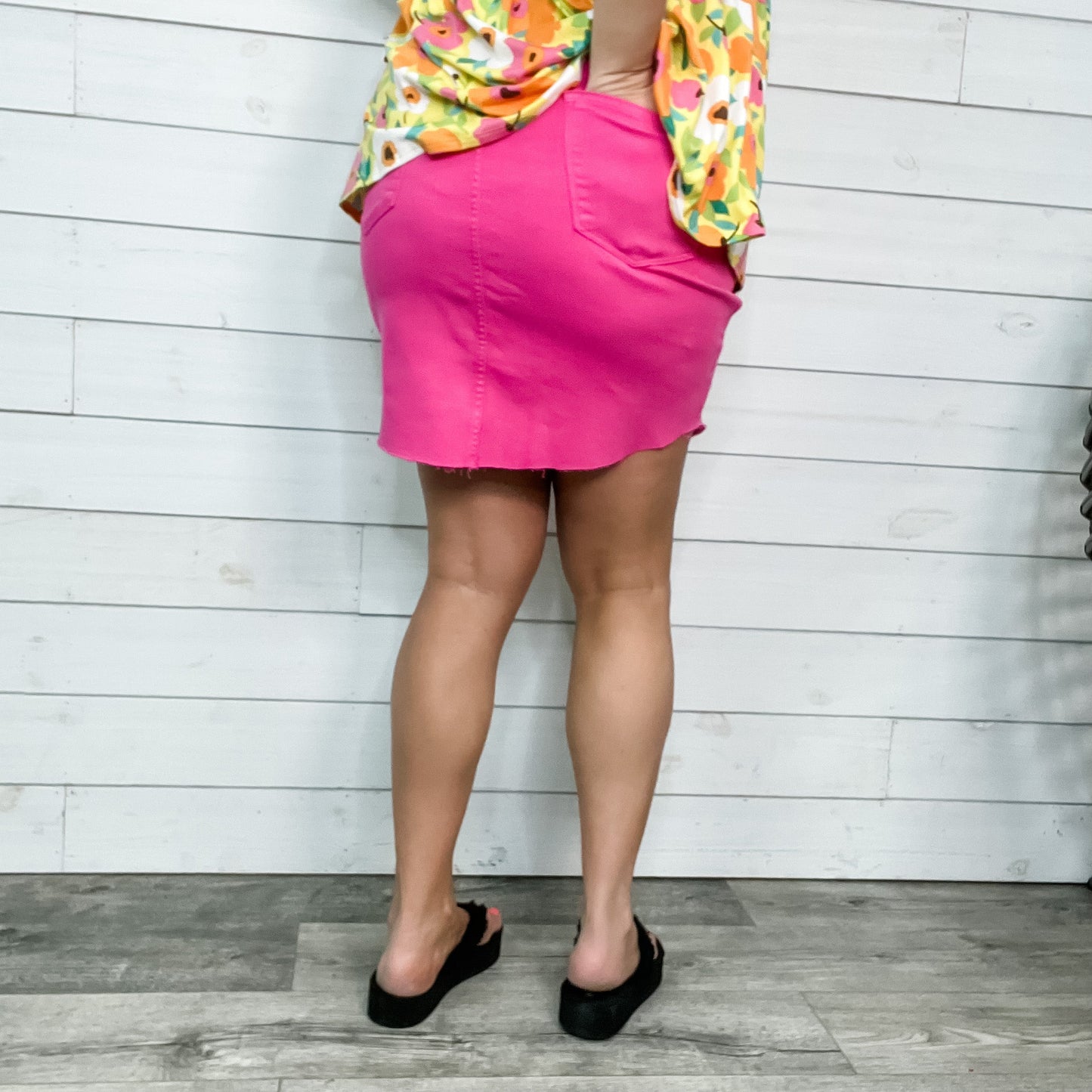 Judy Blue Hot Pink Skirt
