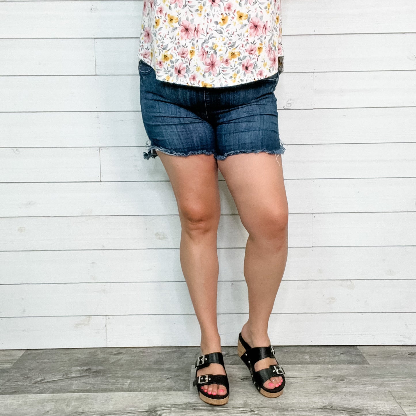 Judy Blue Jeggings Dolphin Hem Shorts