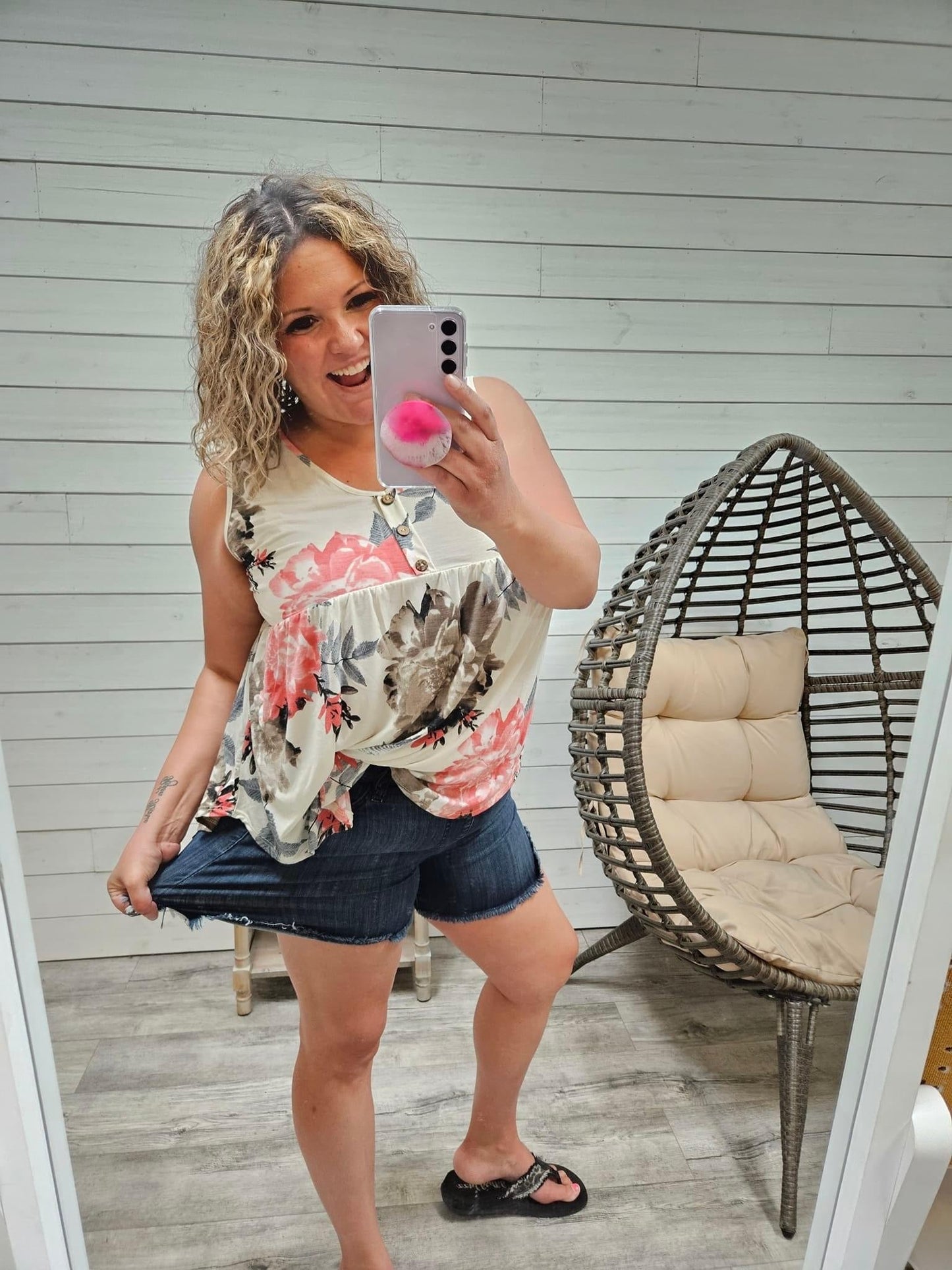 Judy Blue Jeggings Dolphin Hem Shorts