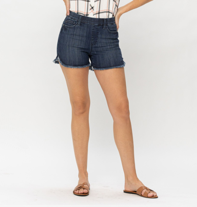 Judy Blue Jeggings Dolphin Hem Shorts