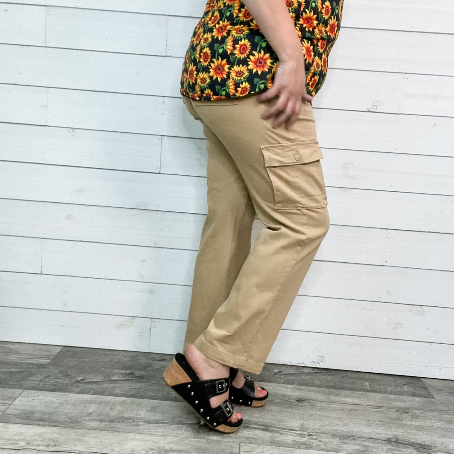 Judy Blue Khaki Cargo Pants