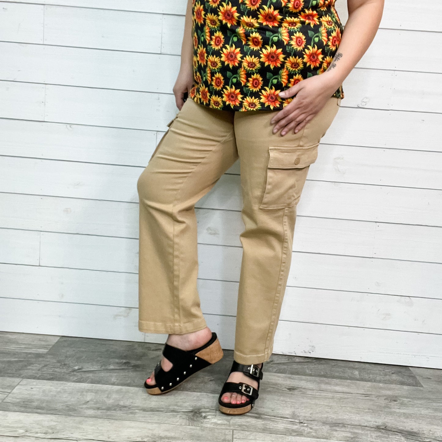 Judy Blue Khaki Cargo Pants