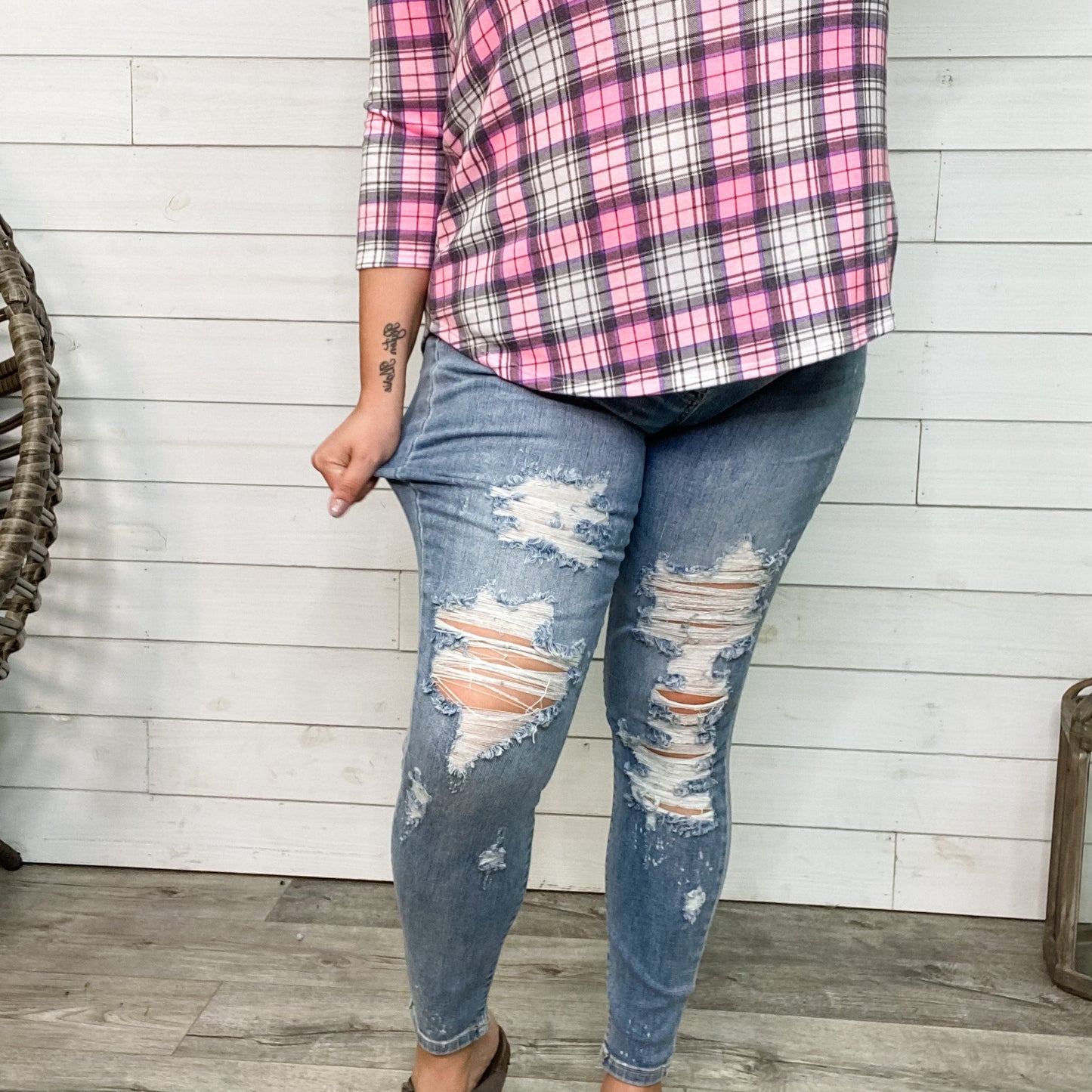 Judy Blue "Magically Delicious" Destroyed Skinny Jeans