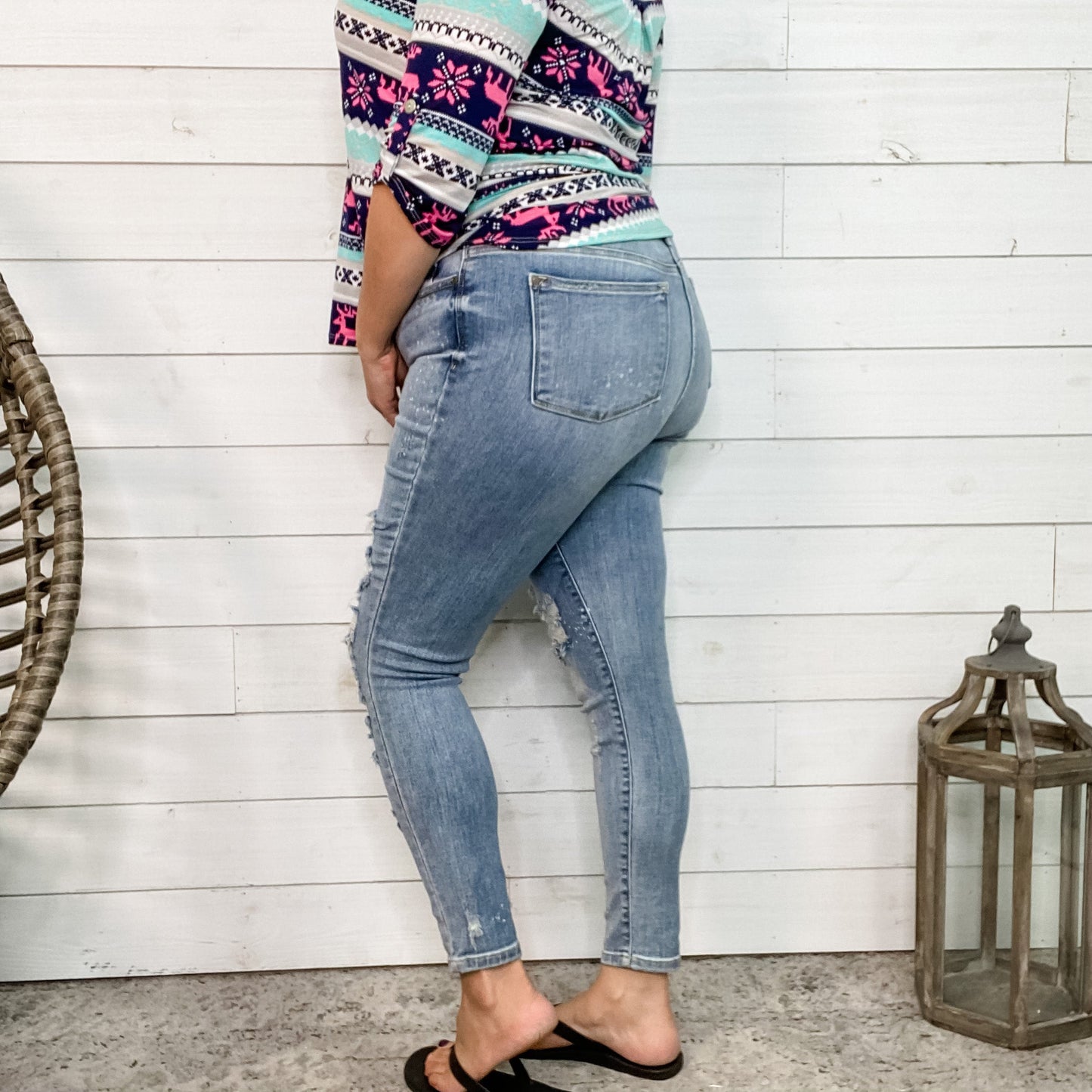 Judy Blue "Magically Delicious" Destroyed Skinny Jeans