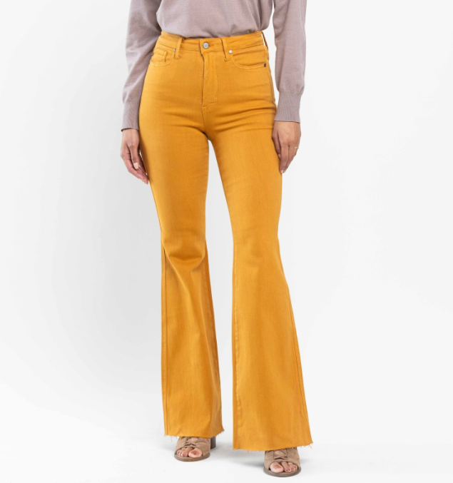 Judy Blue Marigold Tummy Control Flares