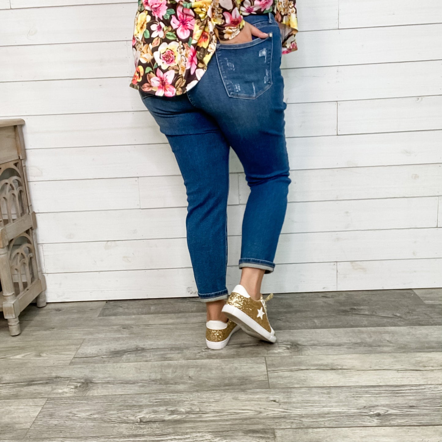 Judy Blue "Over the Rainbow" Straight leg jeans