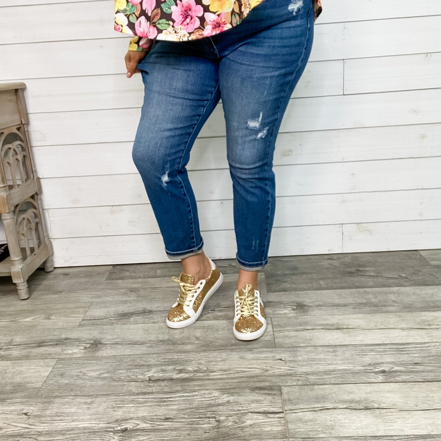 Judy Blue "Over the Rainbow" Straight leg jeans