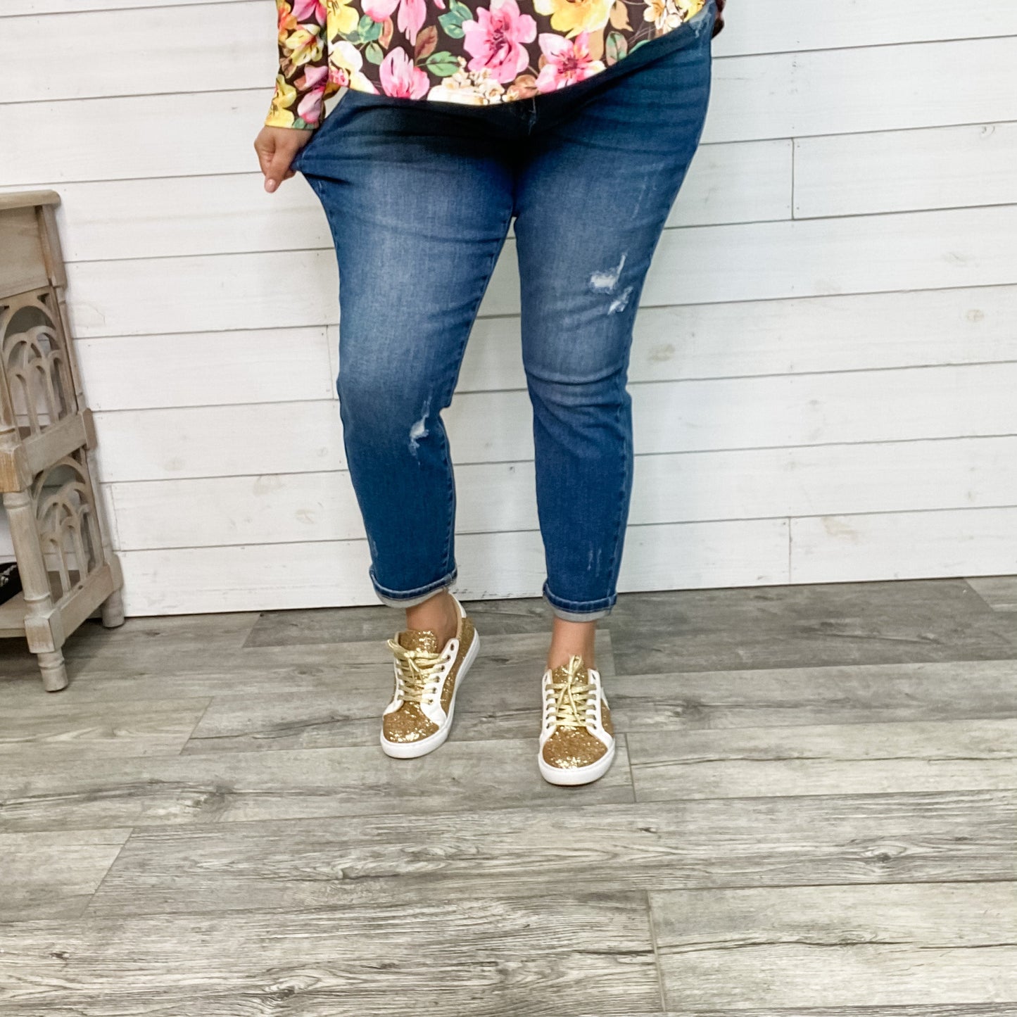 Judy Blue "Over the Rainbow" Straight leg jeans