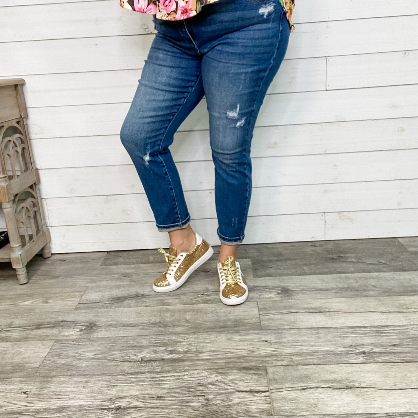 Judy Blue "Over the Rainbow" Straight leg jeans